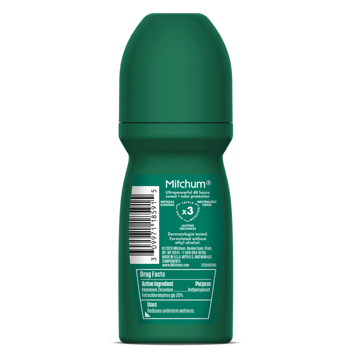 MITCHUM Men 48H Roll-On Unscented 100ml