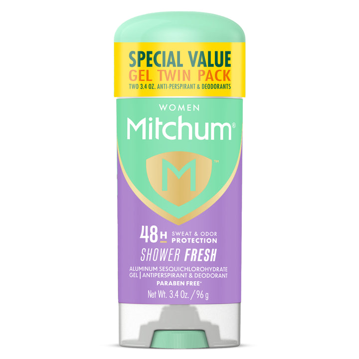 MITCHUM Women 48H Gel Cream Shower Fresh 96gr x 2