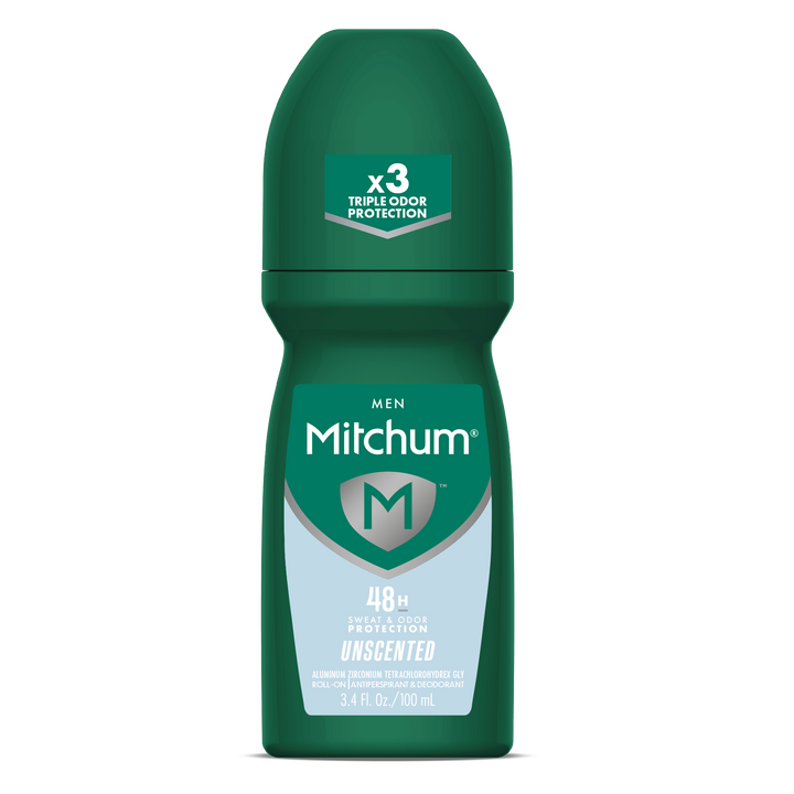 MITCHUM Men 48H Roll-On Unscented 100ml