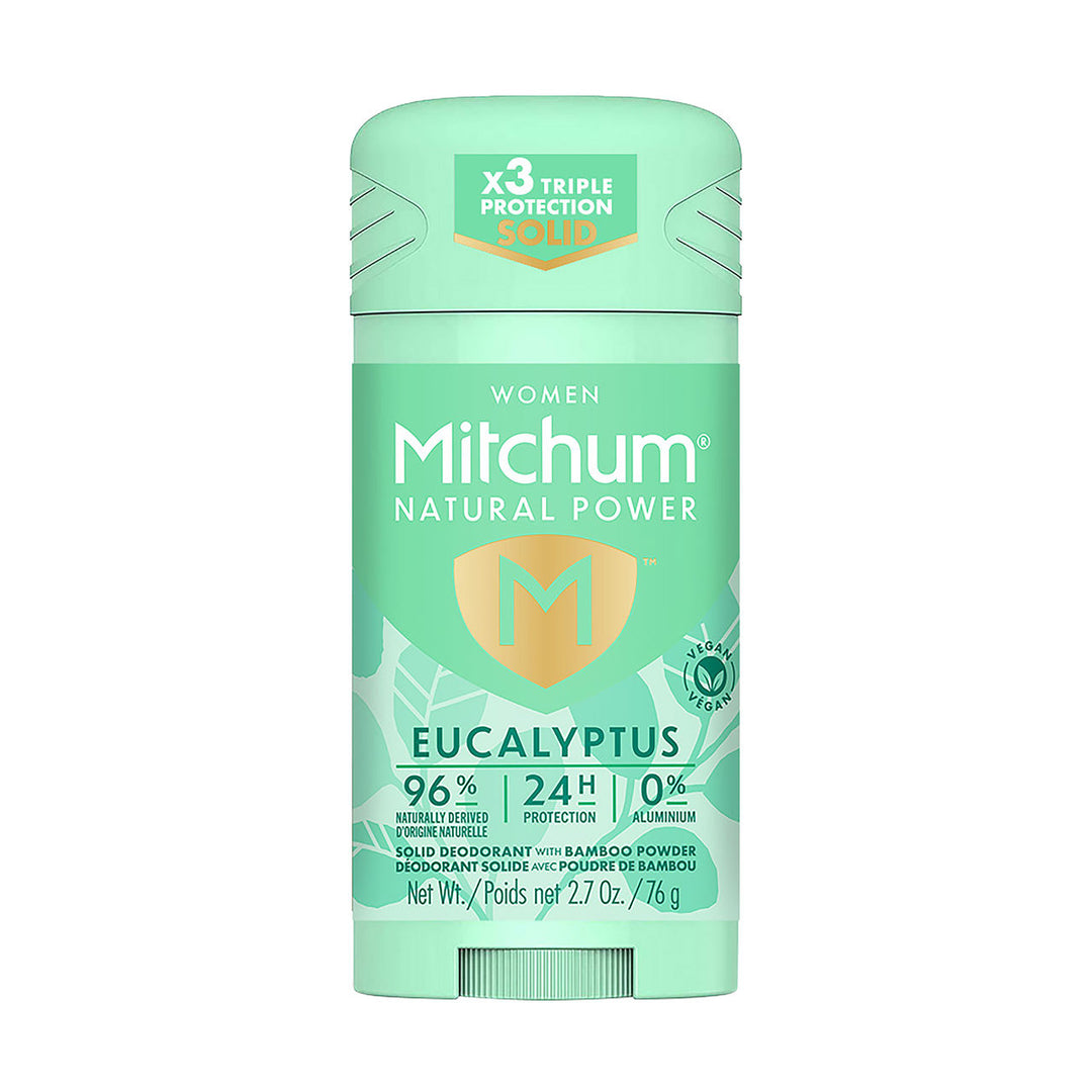 MITCHUM Women 24H Natural Power Solid Stick Eucalyptus 76gr