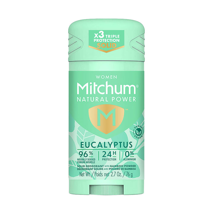MITCHUM Women 24H Natural Power Solid Stick Eucalyptus 76gr