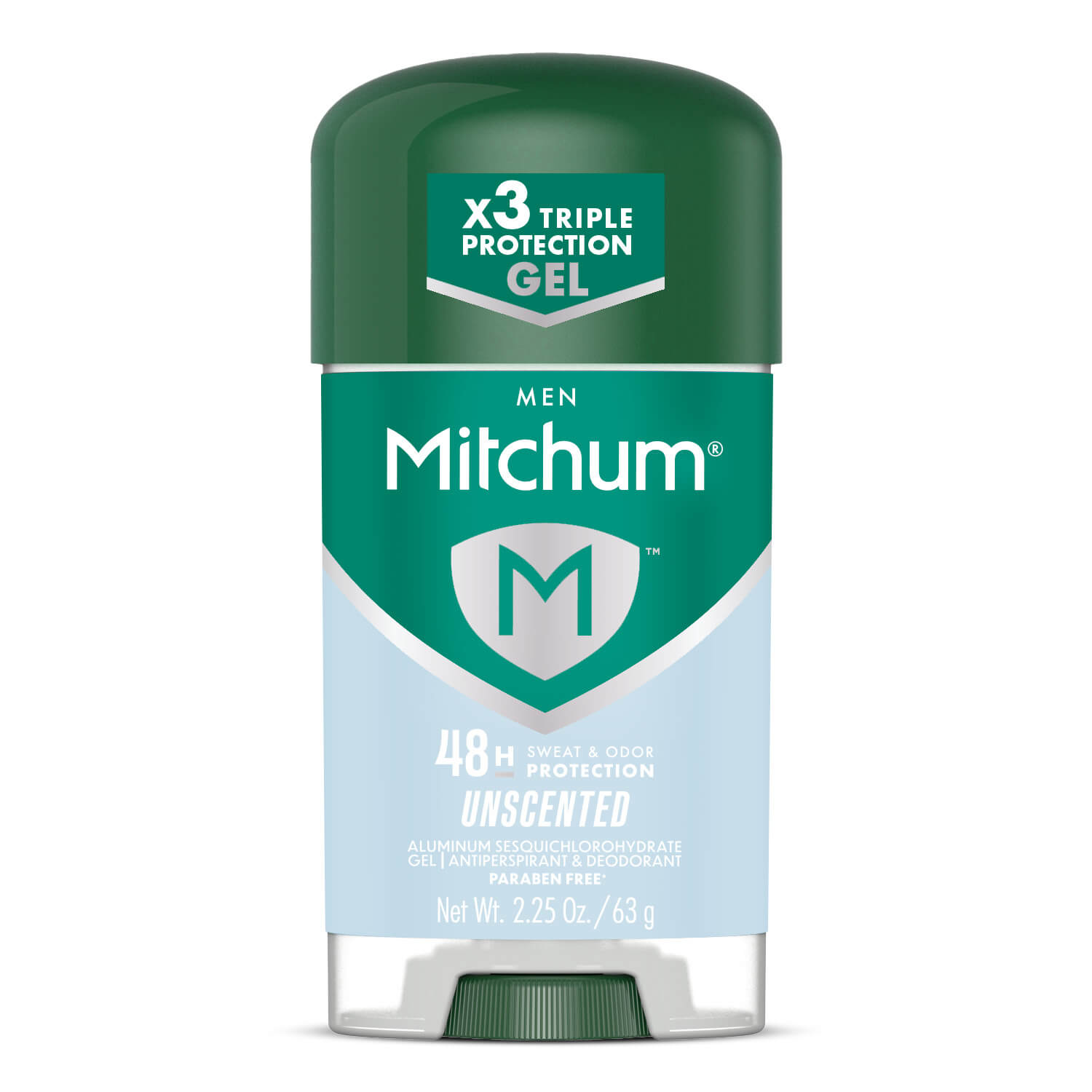 Mitchum UNSCENTED Men's Gel Stick Anti-Perspirant, 2.25oz