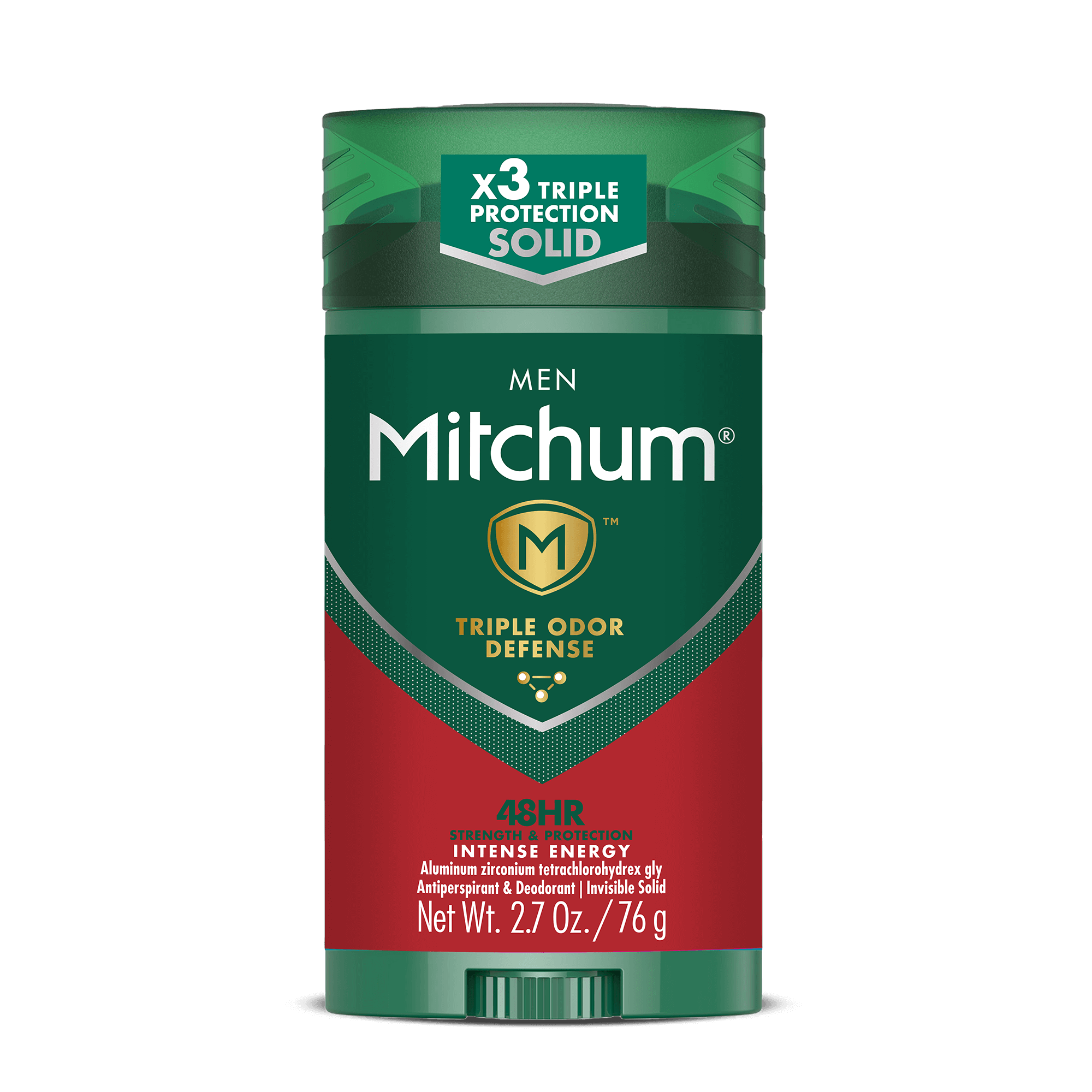 Mitchum Intense Energy Men's Solid Stick Anti-Perspirant, 2.7oz
